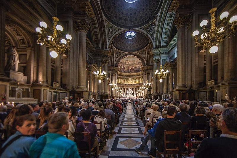 Colorado Symphony Chorus performs in La Madeleine in Paris