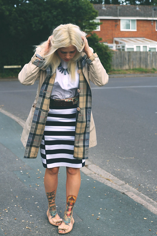 Barbour Trench/Mac Outfit Post