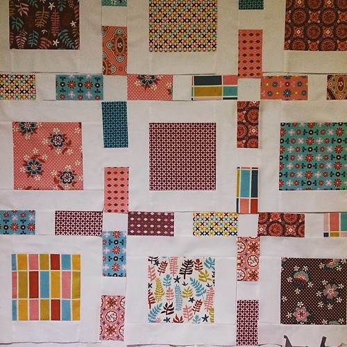 Ahhh, Domestic Bliss fabric and Camille Roskelley pattern all good! #showmethemoda