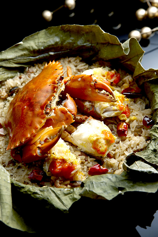 紅____ Mud Crab Steamed with Glutinous Rice