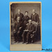 LaCrosse WI U.S.A. Cabinet Card Family Portrait Odd Beard ORNATE ROCKER-1