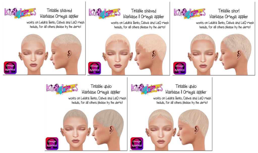 [KoKoLoReS] Omega Hairbase appliers - SecondLifeHub.com