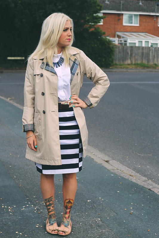 Barbour Trench/Mac Outfit Post