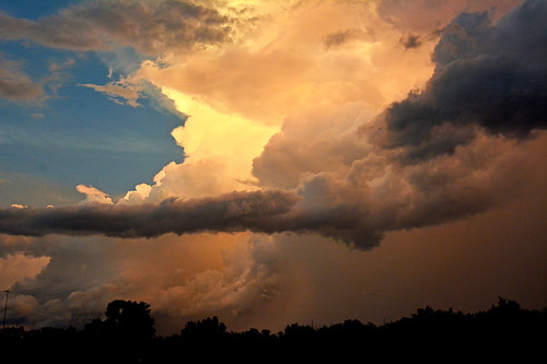 sunset kansas thunderstorm wichita cumulonimbus rollcloud chisholmcreekpark arcuscloud
