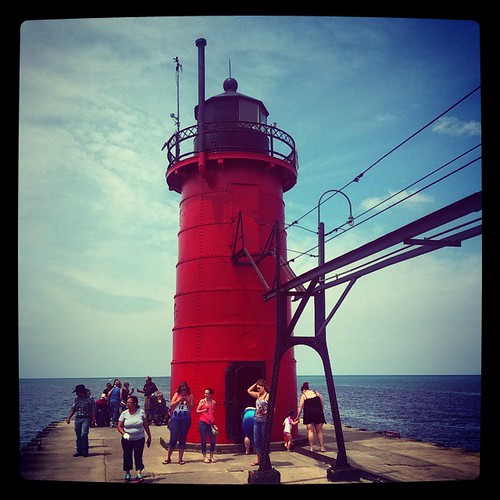 South Haven lighthouse.