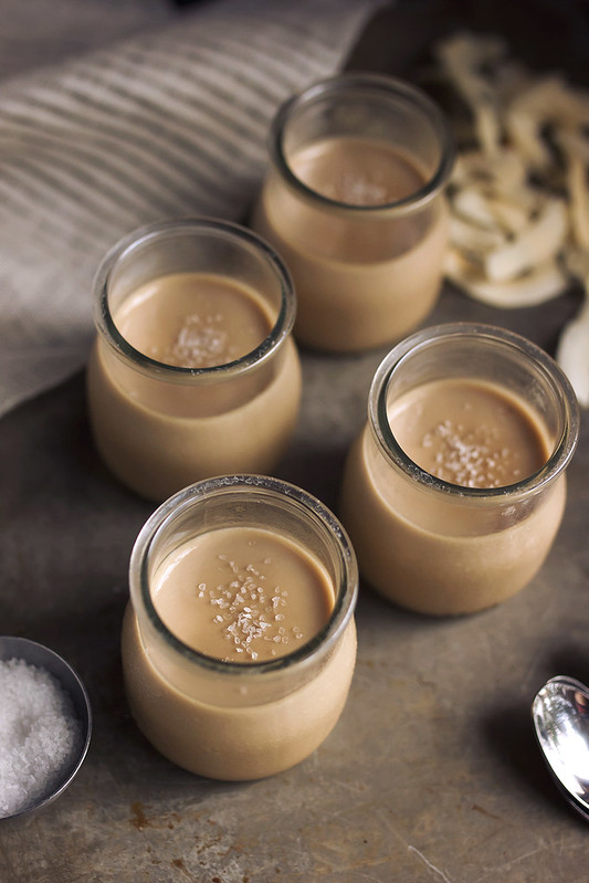Salted Caramel Coconut Panna Cotta | Paleo Desserts Recipes