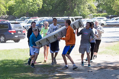 2015 Spring, Blue and White, Dock Races
