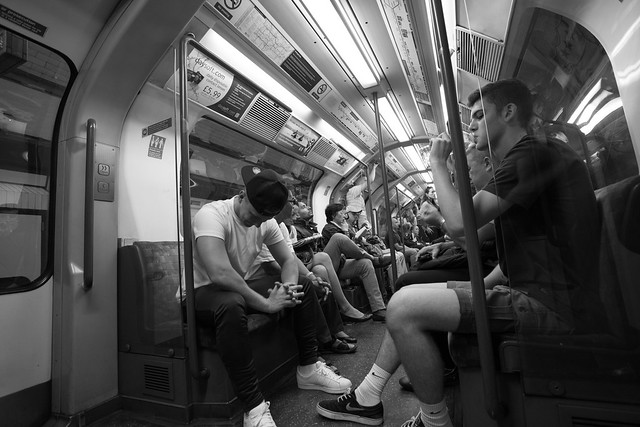 Londoners on the Tube