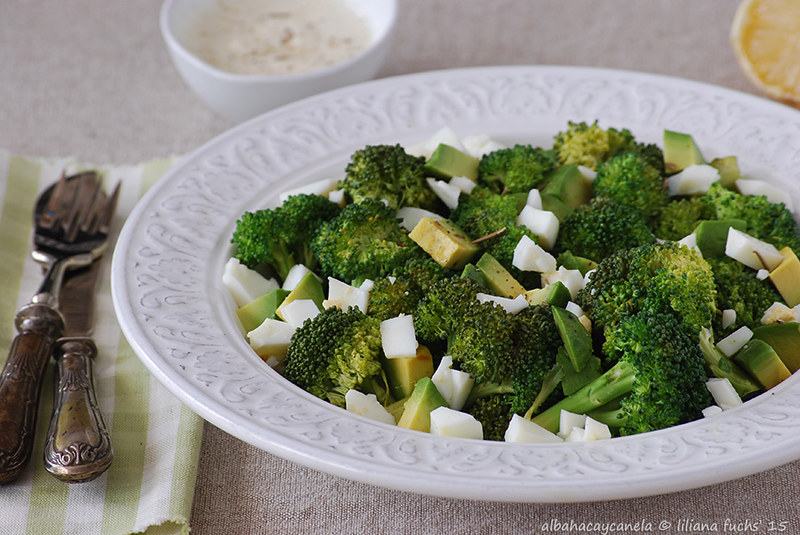 Broccoli avocado salad