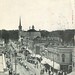 Platteville WI~Horse & Buggies, Wagons on Dirt Main Street~Steeples 1908-1