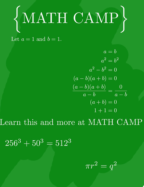 Bad Math Camp 2015