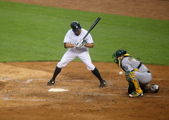 Gardner at the plate