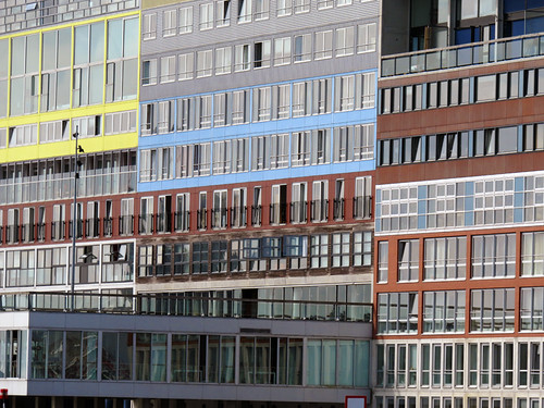 Geometric architecture in Amsterdam, Holland
