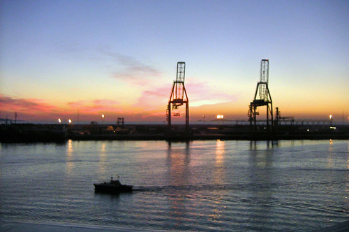 california sunset vacation port docks mexico harbor waterfront harbour crane sloan baja sloankelly