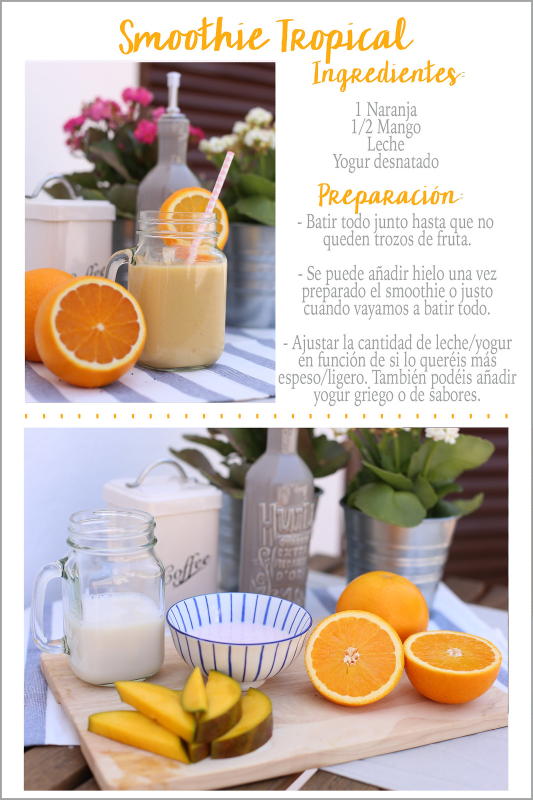 tropical smoothie orange mango milk receipt seams for a desire jessie chanes drinks - S