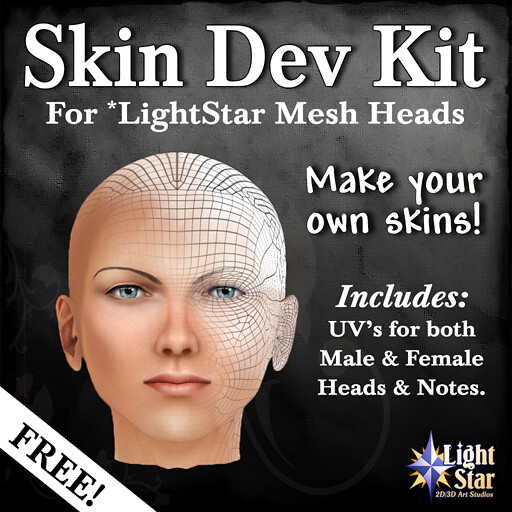 *LightStar - Skin Dev Kit - SecondLifeHub.com