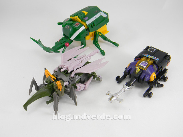 Transformers Hardshell Cyberverse - Transformers Prime Beast Hunters - modo alterno vs otros Insecticons