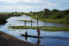 Fishermen, Limulunga, Barotseland, Zambia