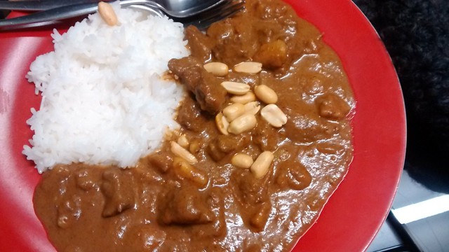 Mussamum Beef and Rice