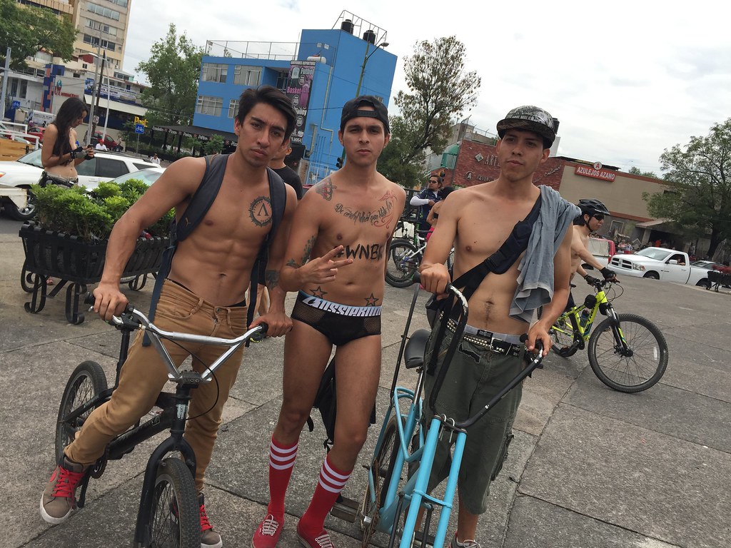 WNBR 2019 Ciudad de México, Rodada Nudista. World naked 