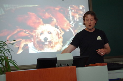 Animal Welfare Director Dave Neale delivers the training to Evergreen's educators