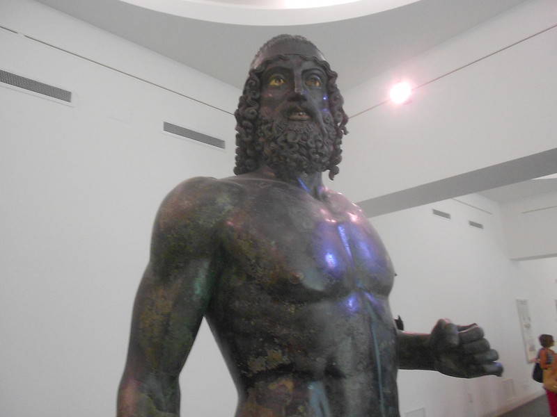bronzi di Riace, Statua A, probabilmente Tideo o Polinice, museo archeologico nazionale, Reggio Calabria