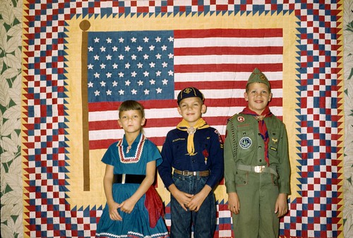 1950s flag usflagquilt cubscouts boyscouts wichitafalls texas