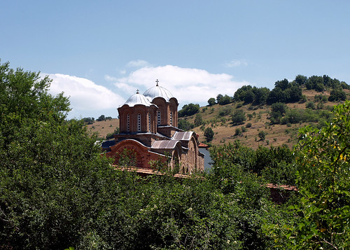 republikamacedonii macedonia klasztor lesnovo panorama architektura