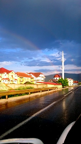 road summer car clouds sunrise geotagged rainbow rainy cami