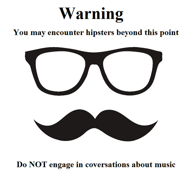 hipster poster