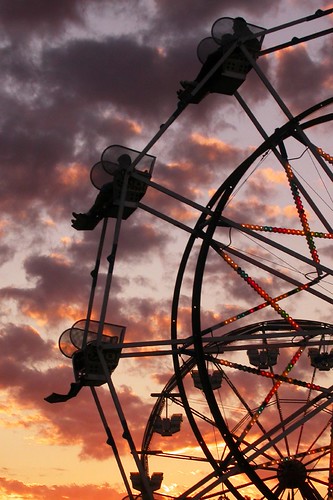 sunset wheel evening ct fair ferris ferriswheel rides hebron