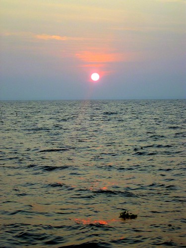 sunset india kerala 2006 lakevembanad kumarakum