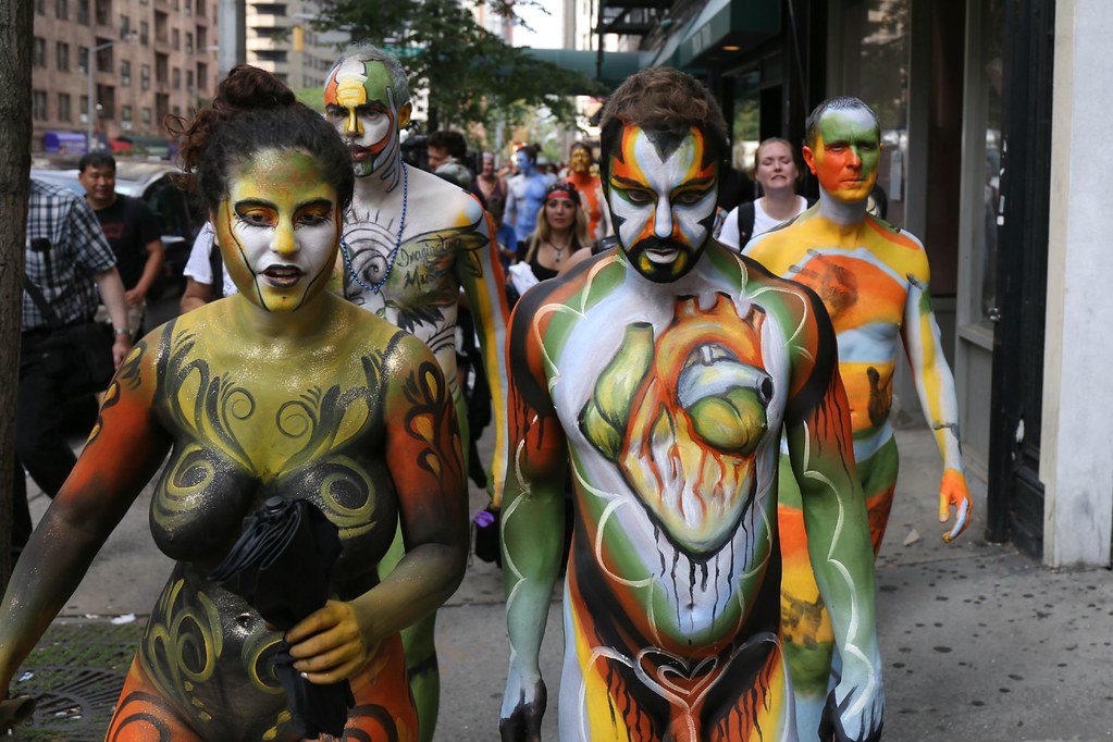 Photos From NYC Body Painting Day 2014
