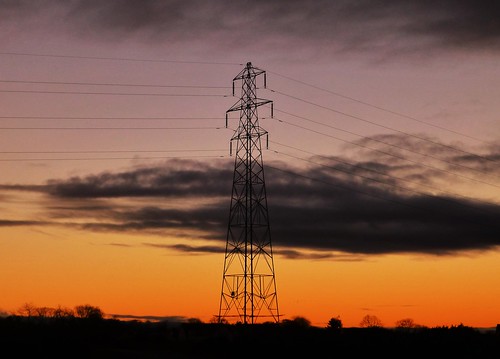 telegraph pole sunset cloud weather silhouette