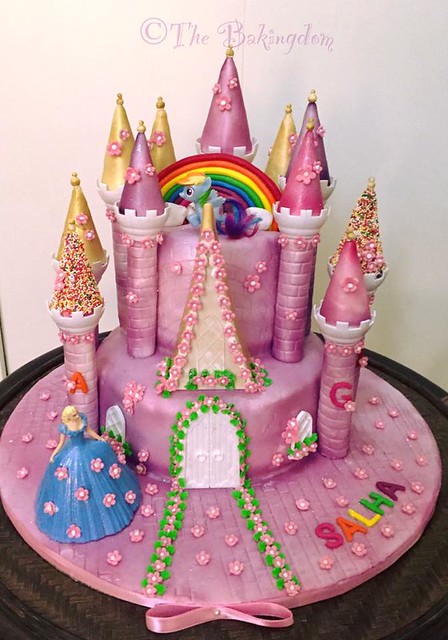 Enchanted Castle Cake by Fauzia Naveed of The Bakingdom