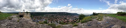 travel panorama cliff west june gate view fort flag bulgaria valley own iphone varna 2014 provadia iphoneography provadiya ovechfortress
