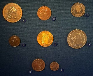 Smithsonian Coin Exhibit panel