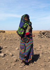 Portrait of an Issa tribe woman, Afar region, Yangudi Rassa National Park, Ethiopia