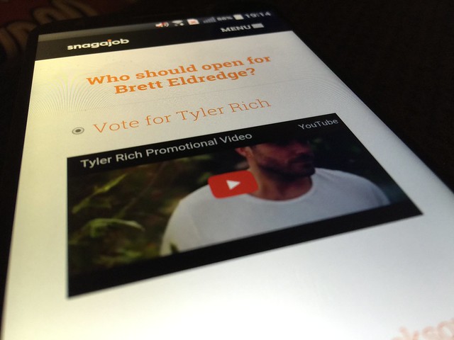 day191: vote for @TylerRichMusic at thehourlygig.com