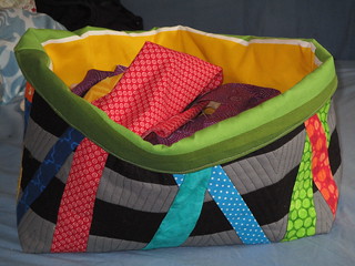 fabric basket for a swap