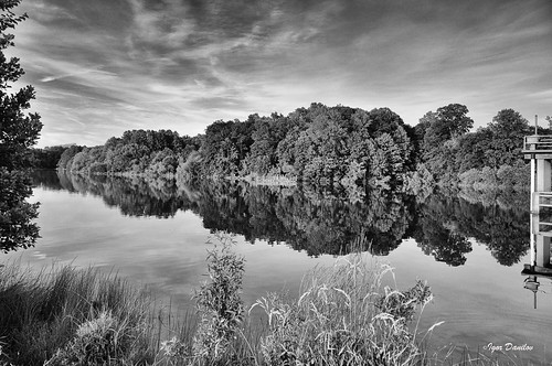 flickr bw mono lake sky water monochrome outdoor serene landscape