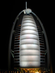 The Burj at night