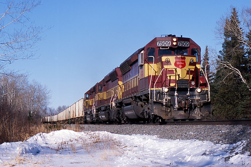 wc wisconsincentral superior wisconsin howthorne emd sd45 wc7509 allrail taconite
