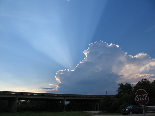 bridge light cloud sun sunshine sign clouds louisiana ray stop interstate rays i10 manchac