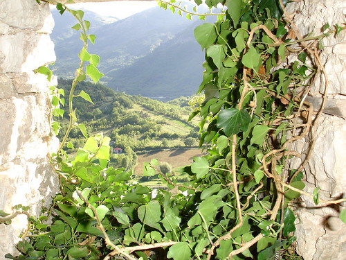 italy panorama green window garden geotagged italia view ivy molise castelpetroso isernia firesong sannio geolat41558769 geolon14344373