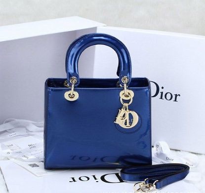 Blue Lady Dior Bag