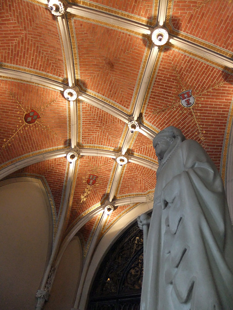 Elaborate Ceiling at Kasteel de Haar near Utrecht, Holland