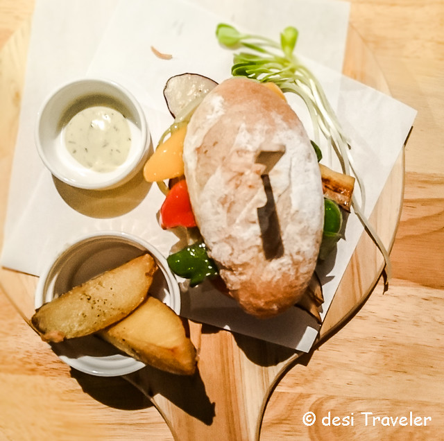 Veg Sandwich at Real Food Singapore