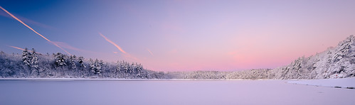 waldenpond massachusetts dawn sunrise nature morning sky lake trees winter snow nikon d700 1635mm outdoor