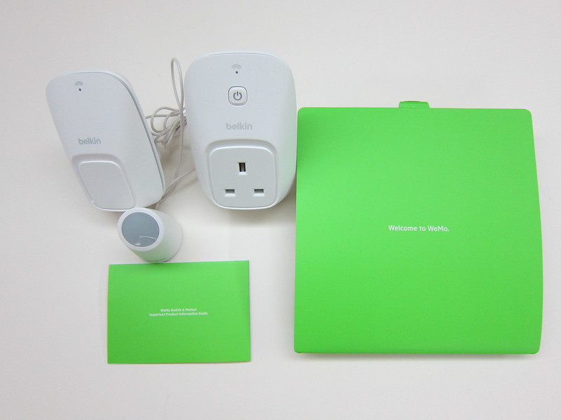 WeMo Switch + Motion - Box Contents